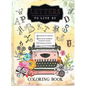 Letters To Live By - Amazing Monograms To Colour